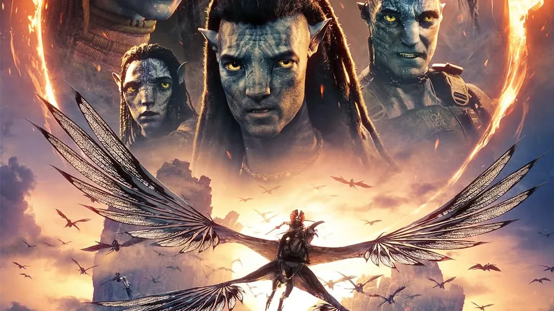 Personaggi Na’vi nell’immagine promozionale di Avatar: Fire and Ash.